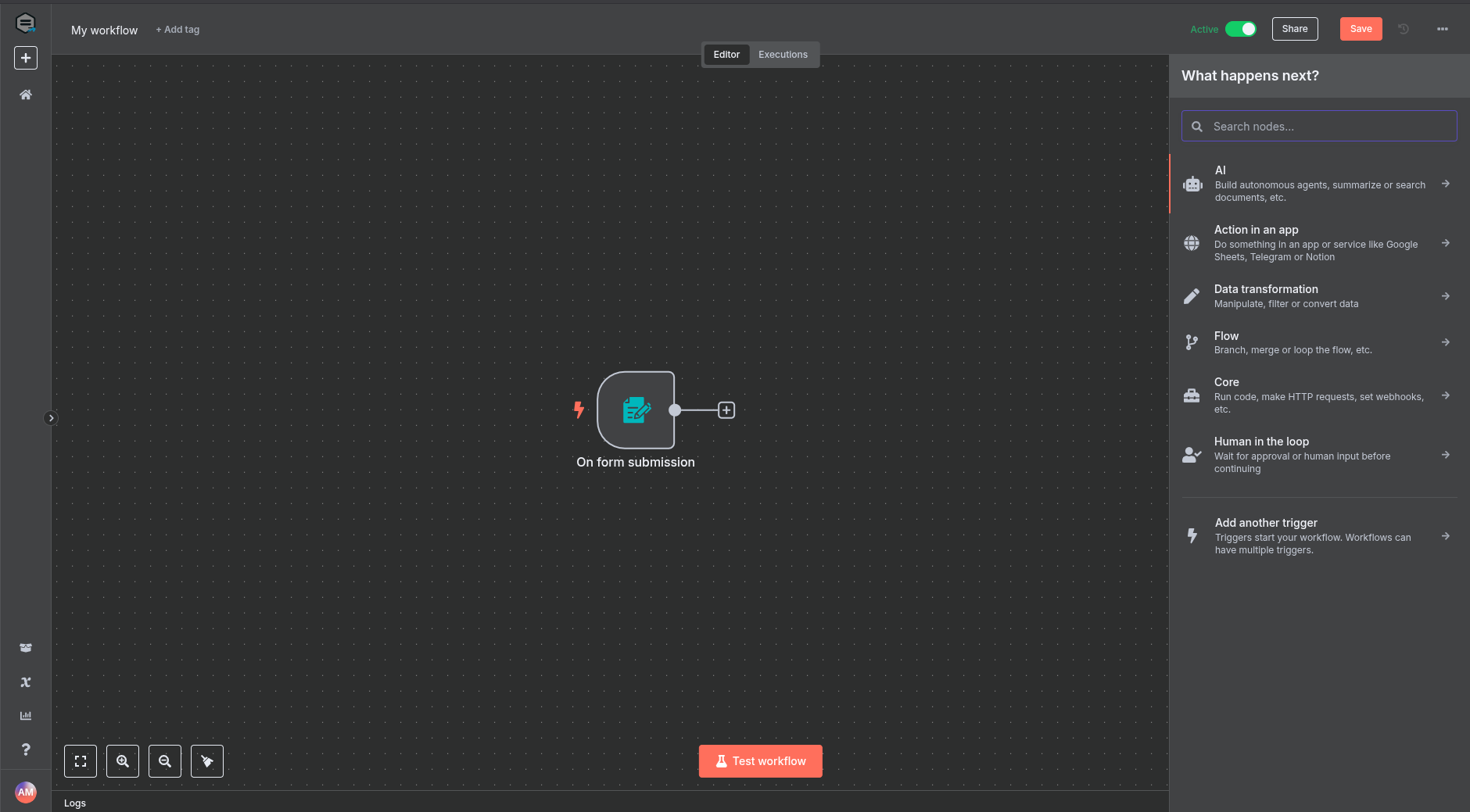 Connect bees to create flow